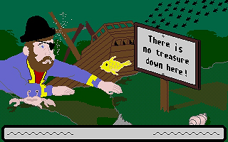 Treasure Search atari screenshot